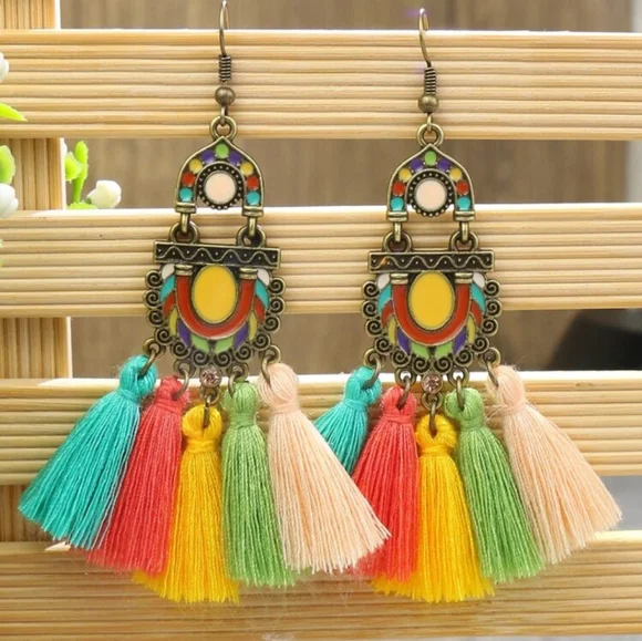 BoHo Tassel Earrings - Picture 1 of 1